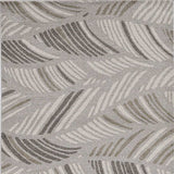 2' X 3' Gray Botanical Leaves Area Rug - Homeroots - Flyclothing LLC