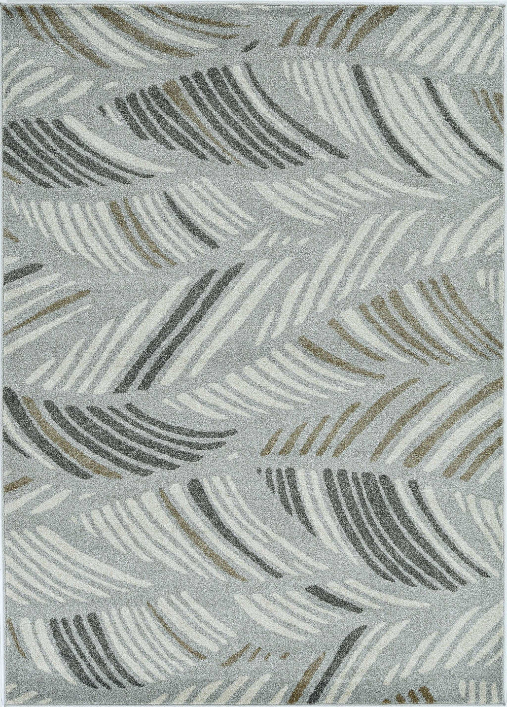 3' X 5' Gray Tropical Botanical Area Rug - Homeroots - Flyclothing LLC