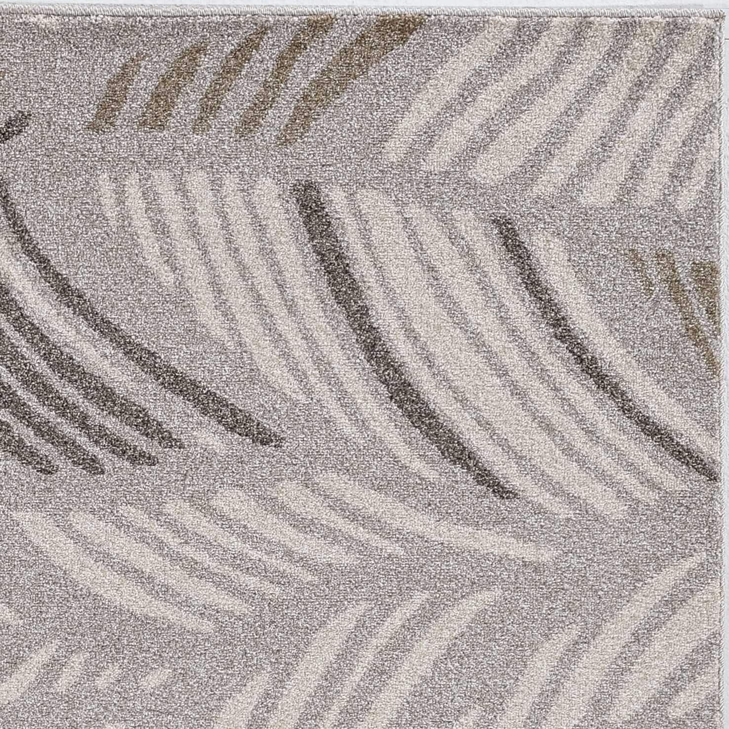 3' X 5' Gray Tropical Botanical Area Rug - Homeroots - Flyclothing LLC