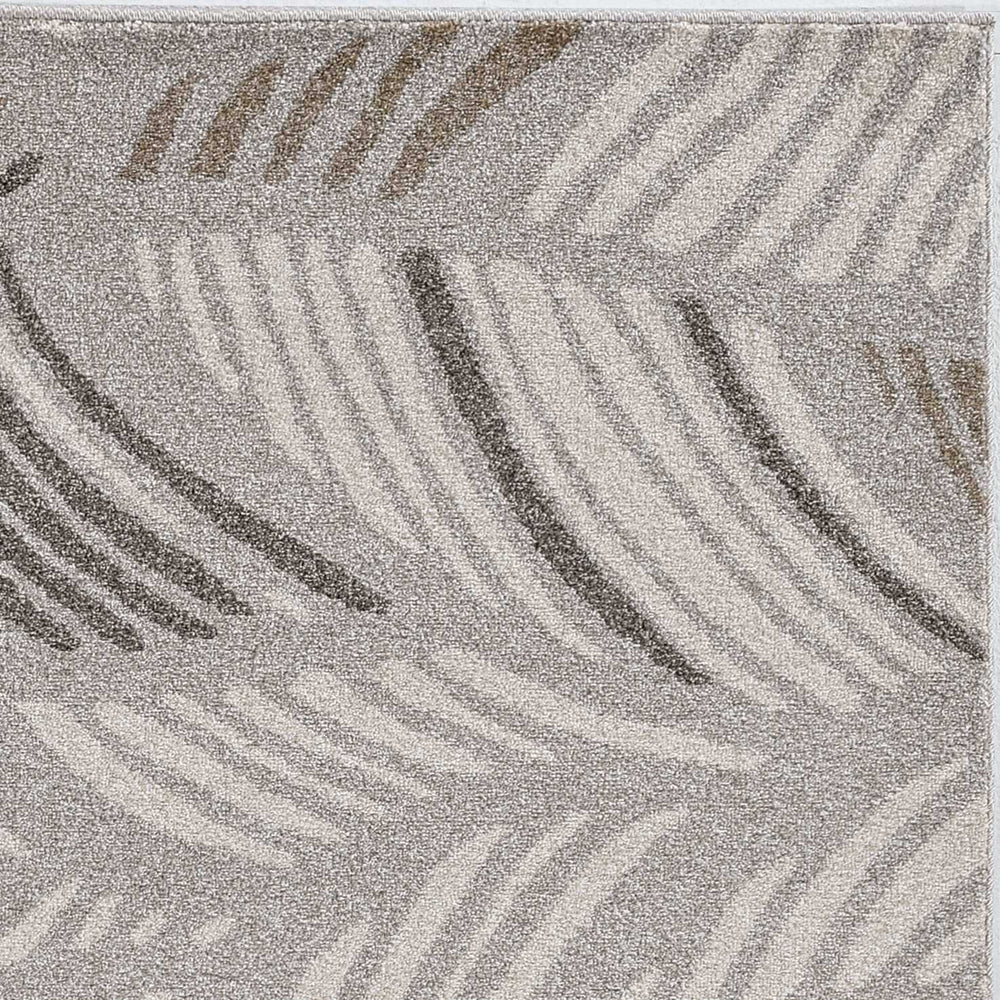 3' X 5' Gray Tropical Botanical Area Rug - Homeroots - Flyclothing LLC