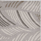 3' X 5' Gray Tropical Botanical Area Rug - Homeroots - Flyclothing LLC