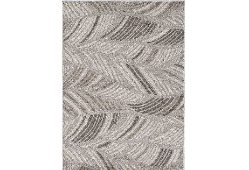 3' X 5' Gray Tropical Botanical Area Rug - Homeroots - Flyclothing LLC