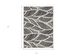 3' X 5' Black and White Floral Indoor Outdoor Area Rug - Homeroots - Flyclothing LLC