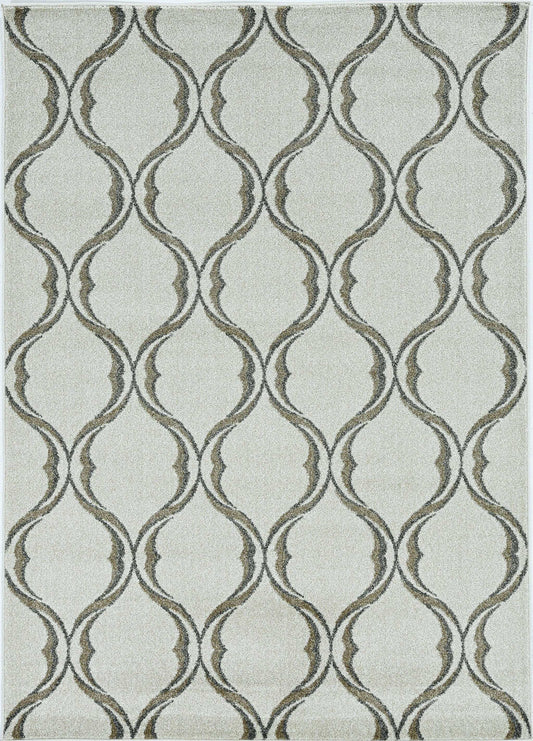 3' X 5' Sand Polypropylene Rug - Homeroots - Flyclothing LLC