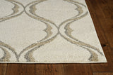 8' X 11' Ivory Moroccan Indoor Outdoor Area Rug - Homeroots - Flyclothing LLC