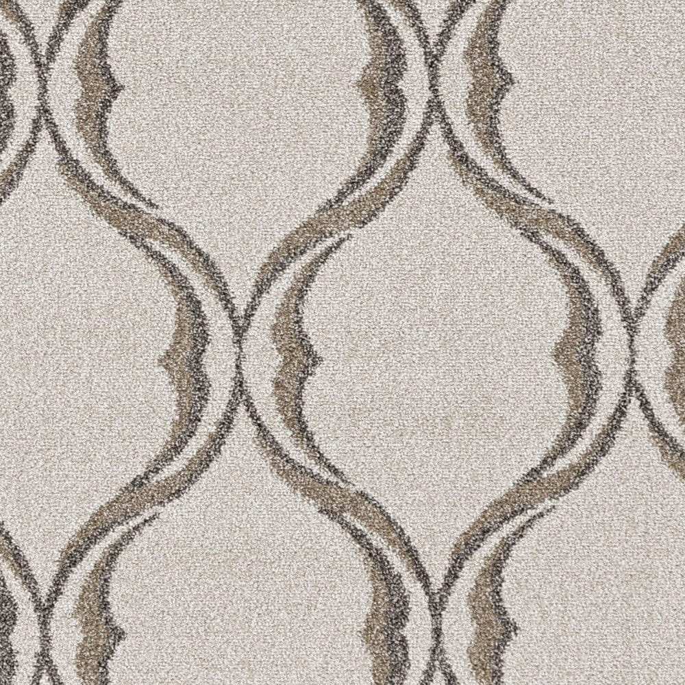 8' X 11' Ivory Moroccan Indoor Outdoor Area Rug - Homeroots - Flyclothing LLC