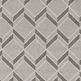 3' X 5' Gray Geometric Indoor Outdoor Area Rug - Homeroots