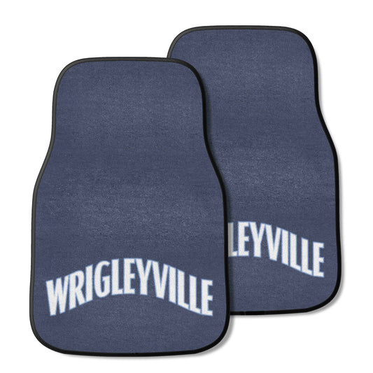 Chicago Cubs Front Carpet Car Mat Set - 2 Pieces - Chicago Cubs