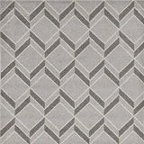 7' X 10' Gray Geometric Indoor Outdoor Area Rug - Homeroots - Flyclothing LLC
