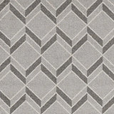 8' X 11' Gray Geometric Indoor Outdoor Area Rug - Homeroots - Flyclothing LLC