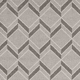 8' X 11' Gray Geometric Indoor Outdoor Area Rug - Homeroots - Flyclothing LLC