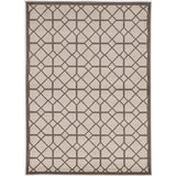 3' X 5' Ivory Or Grey Polypropylene Rug - Homeroots