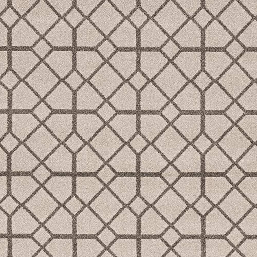 3' X 5' Ivory Or Grey Polypropylene Rug - Homeroots - Flyclothing LLC