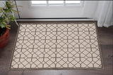 3' X 5' Ivory Or Grey Polypropylene Rug - Homeroots - Flyclothing LLC