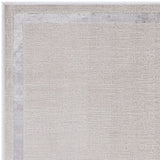 7' X 10' Ivory Silver Machine Woven Bordered Indoor Area Rug - Homeroots
