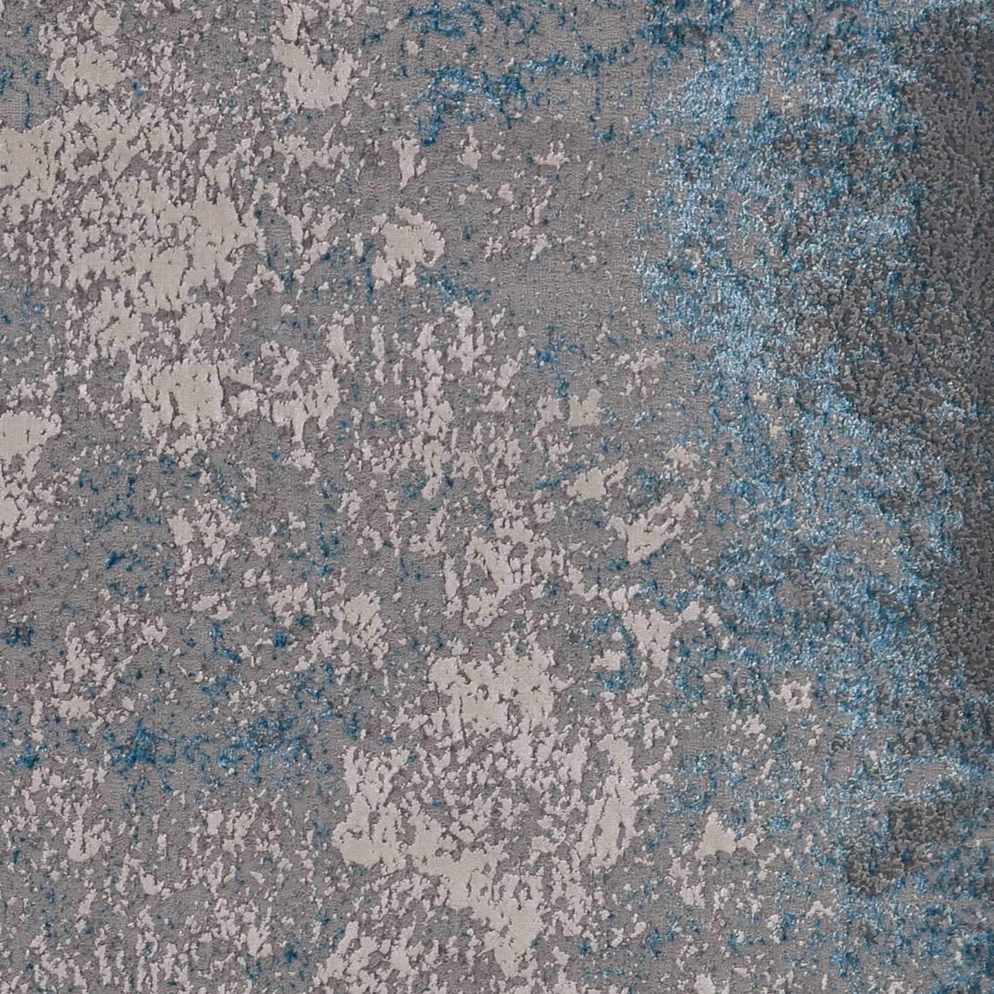 3' X 5' Blue and Silver Abstract Area Rug - Homeroots - Flyclothing LLC