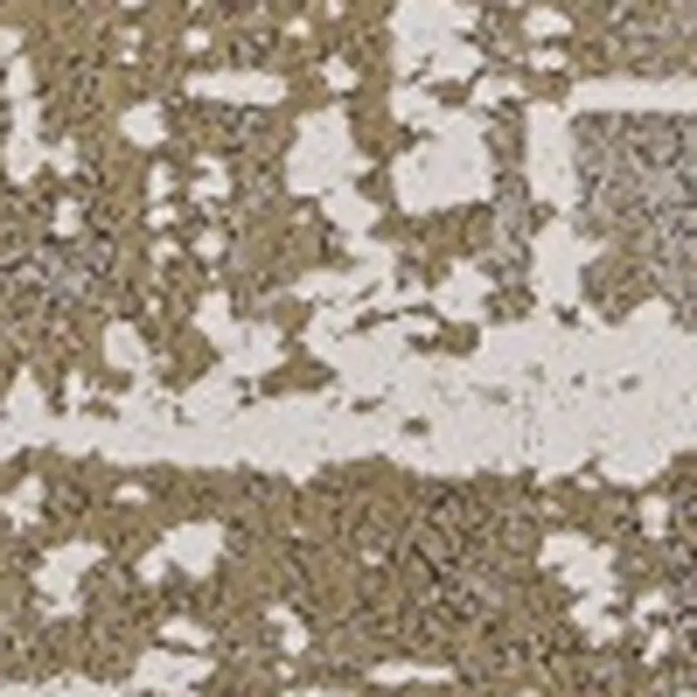 3' X 5' Ivory Or Gold Abstract Area Rug - Homeroots - Flyclothing LLC