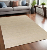 5' X 7' Grey Hand Woven Wool And Jute Indoor Area Rug - Homeroots - Flyclothing LLC