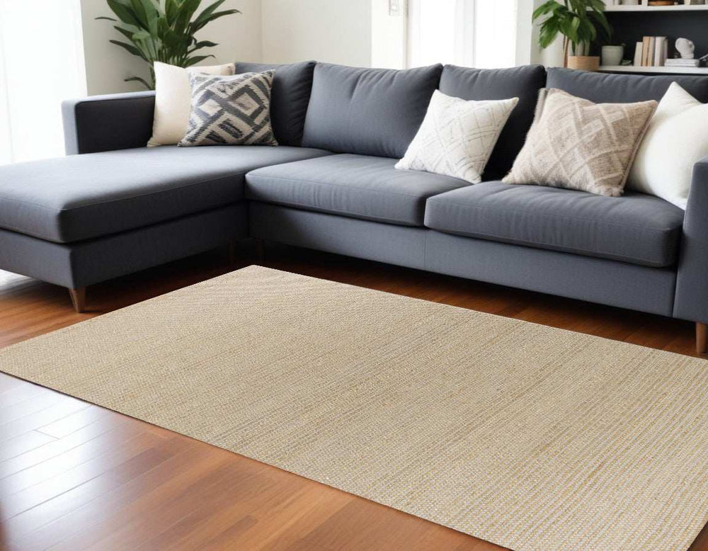 78 X 114 Grey Wool Or Jute Rug - Homeroots - Flyclothing LLC