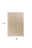 78 X 114 Grey Wool Or Jute Rug - Homeroots - Flyclothing LLC