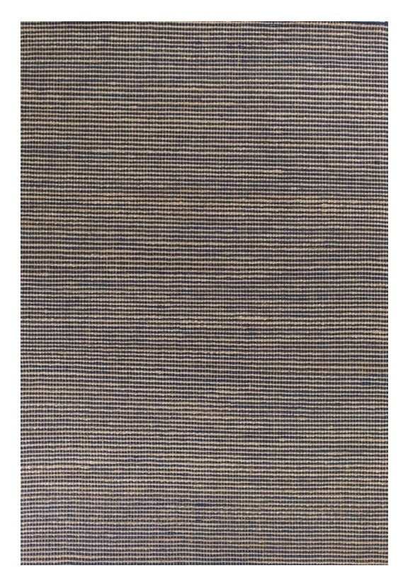 7' X 10' Blue Hand Woven Wool And Jute Indoor Area Rug - Homeroots - Flyclothing LLC