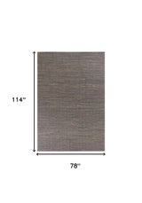 7' X 10' Blue Hand Woven Wool And Jute Indoor Area Rug - Homeroots - Flyclothing LLC