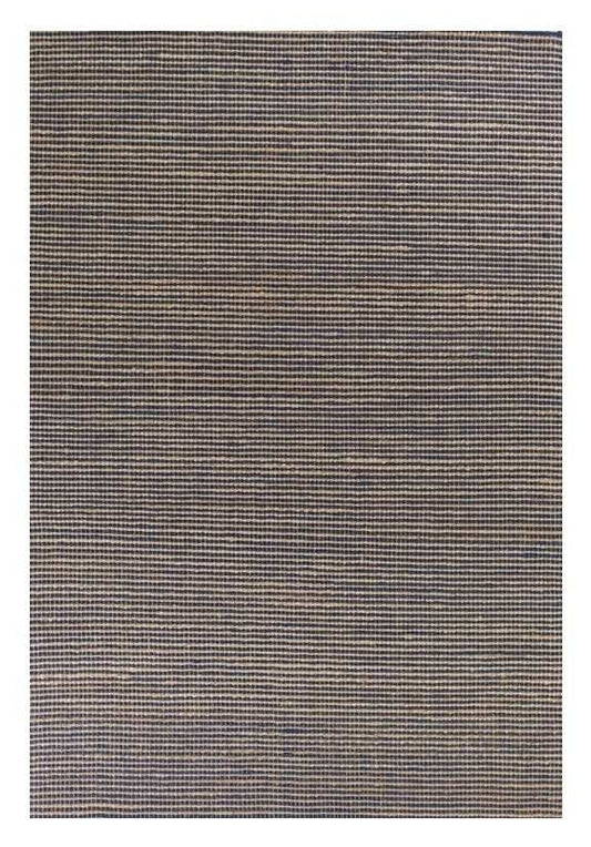 8' X 11' Blue Hand Woven Wool And Jute Indoor Area Rug - Homeroots - Flyclothing LLC