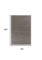 8' X 11' Blue Hand Woven Wool And Jute Indoor Area Rug - Homeroots - Flyclothing LLC