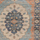 5' X 7' Blue Medallion Hand Woven Area Rug - Homeroots - Flyclothing LLC