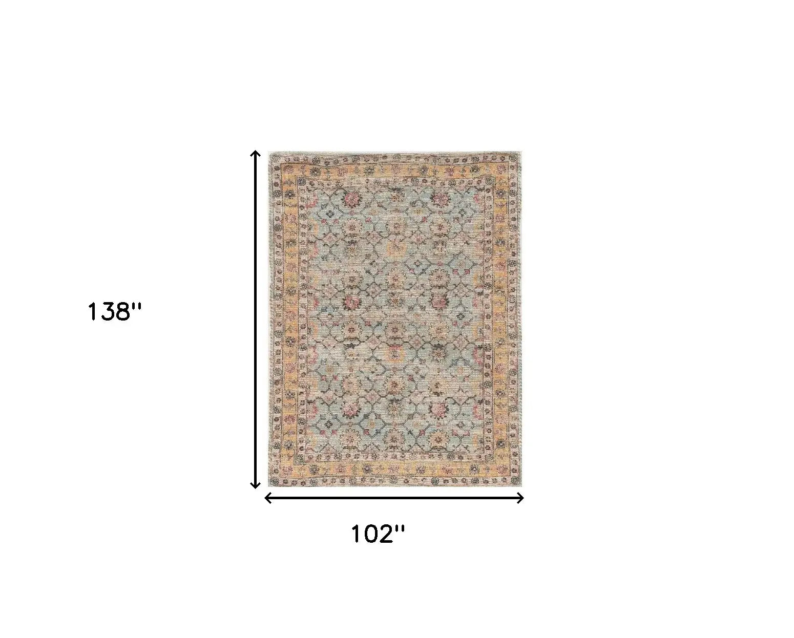 102 X 138 Spa Jute Or Polyester Rug - Homeroots - Flyclothing LLC