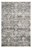 8' X 11' Gray Floral Area Rug - Homeroots