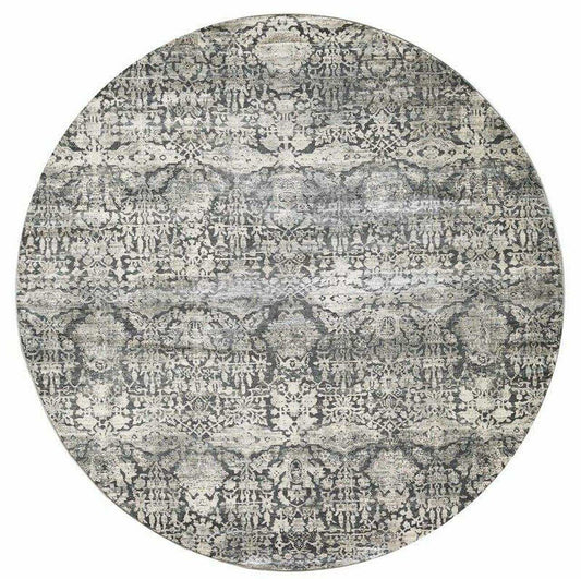 8' X 8' Gray Area Rug - Homeroots - Flyclothing LLC