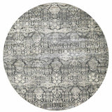 8' X 8' Gray Area Rug - Homeroots