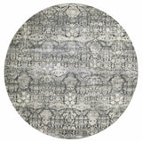 8' X 8' Gray Area Rug - Homeroots