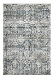 5' X 8' Teal Floral Area Rug - Homeroots