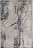 8' X 11' Gray Abstract Area Rug - Homeroots