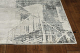 8' X 11' Gray Abstract Area Rug - Homeroots - Flyclothing LLC