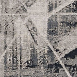 8' X 11' Gray Abstract Area Rug - Homeroots - Flyclothing LLC