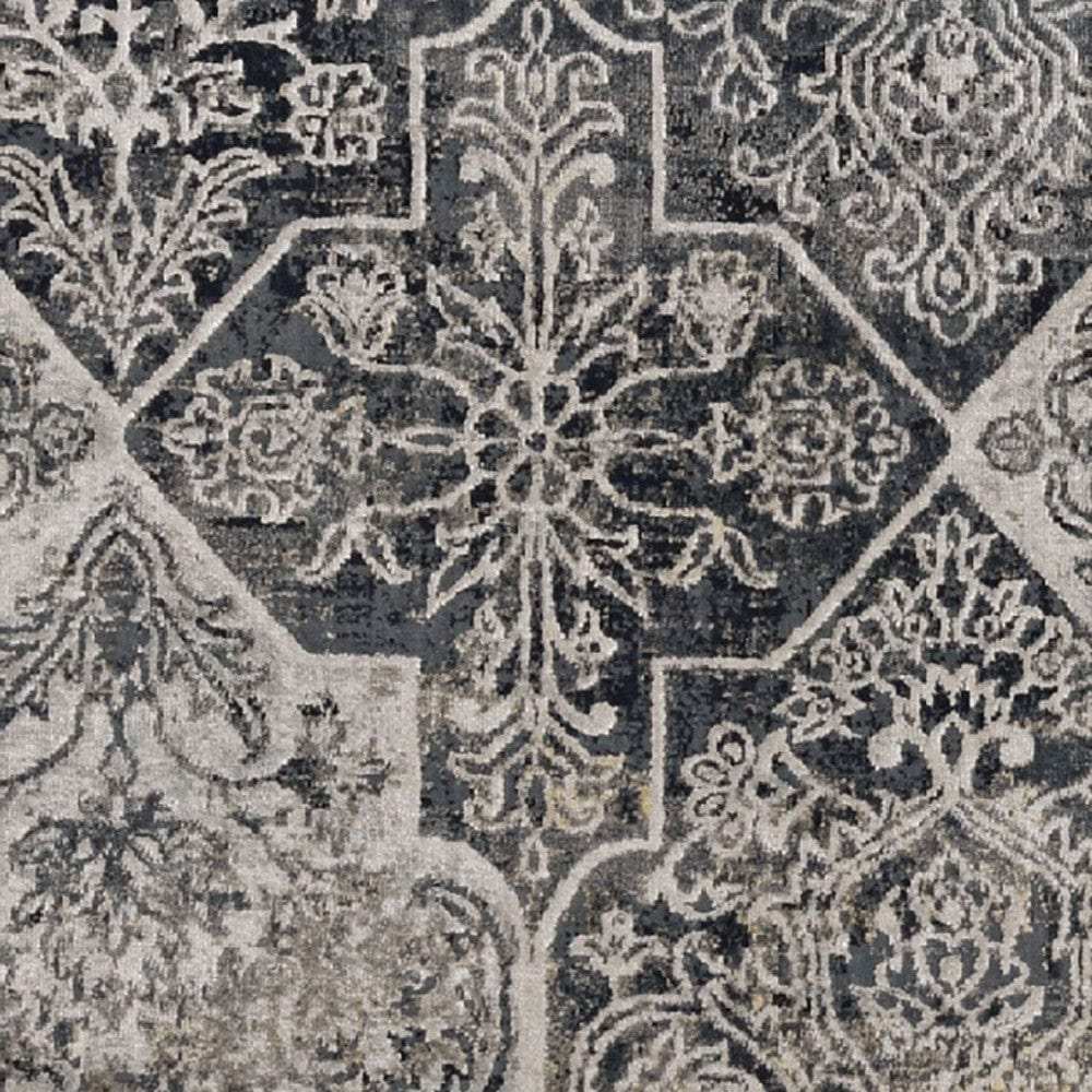 3' X 5' Gray Quatrefoil Area Rug - Homeroots - Flyclothing LLC