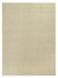 7' Ivory Chevron Hand Woven Area Rug - Homeroots