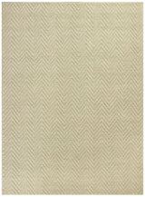 5' X 8' Ivory Chevron Hand Woven Area Rug - Homeroots - Flyclothing LLC