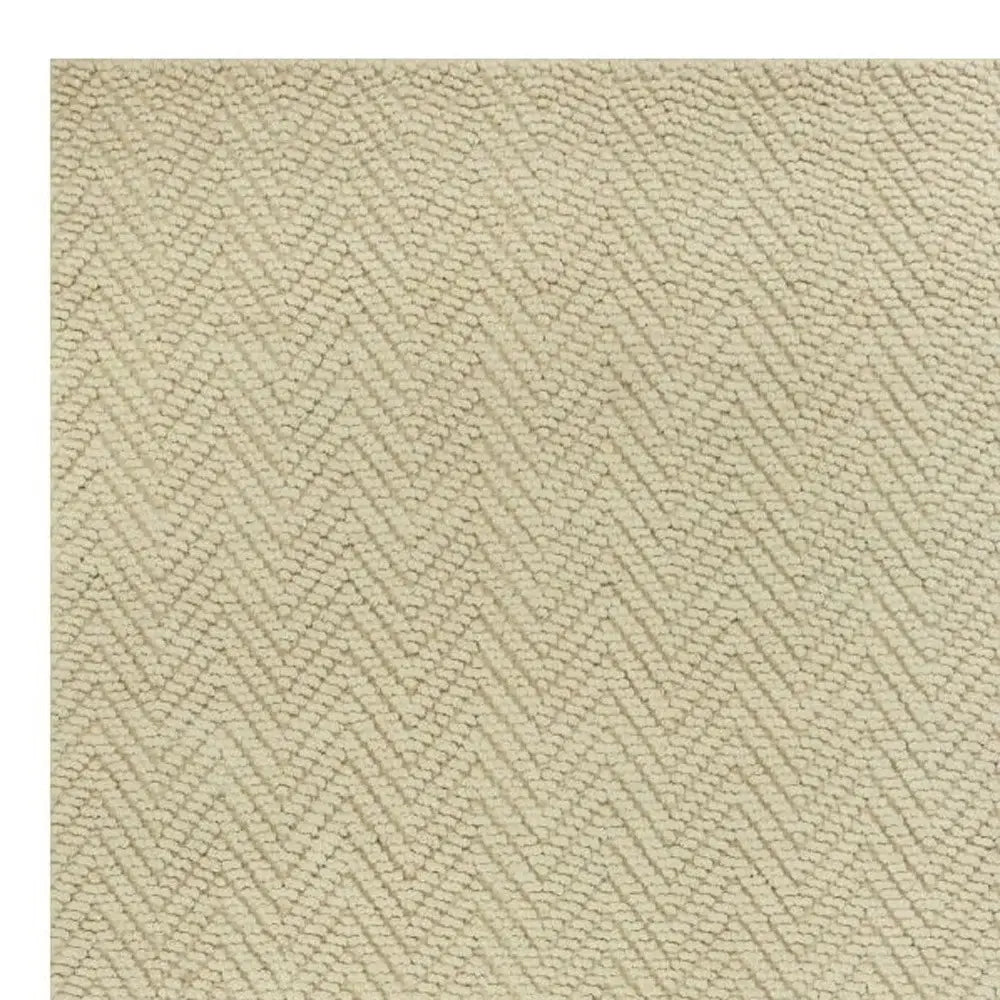 7' X 10' Ivory Chevron Hand Woven Area Rug - Homeroots - Flyclothing LLC