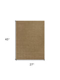 2' X 4' Natural Chevron Hand Woven Area Rug - Homeroots