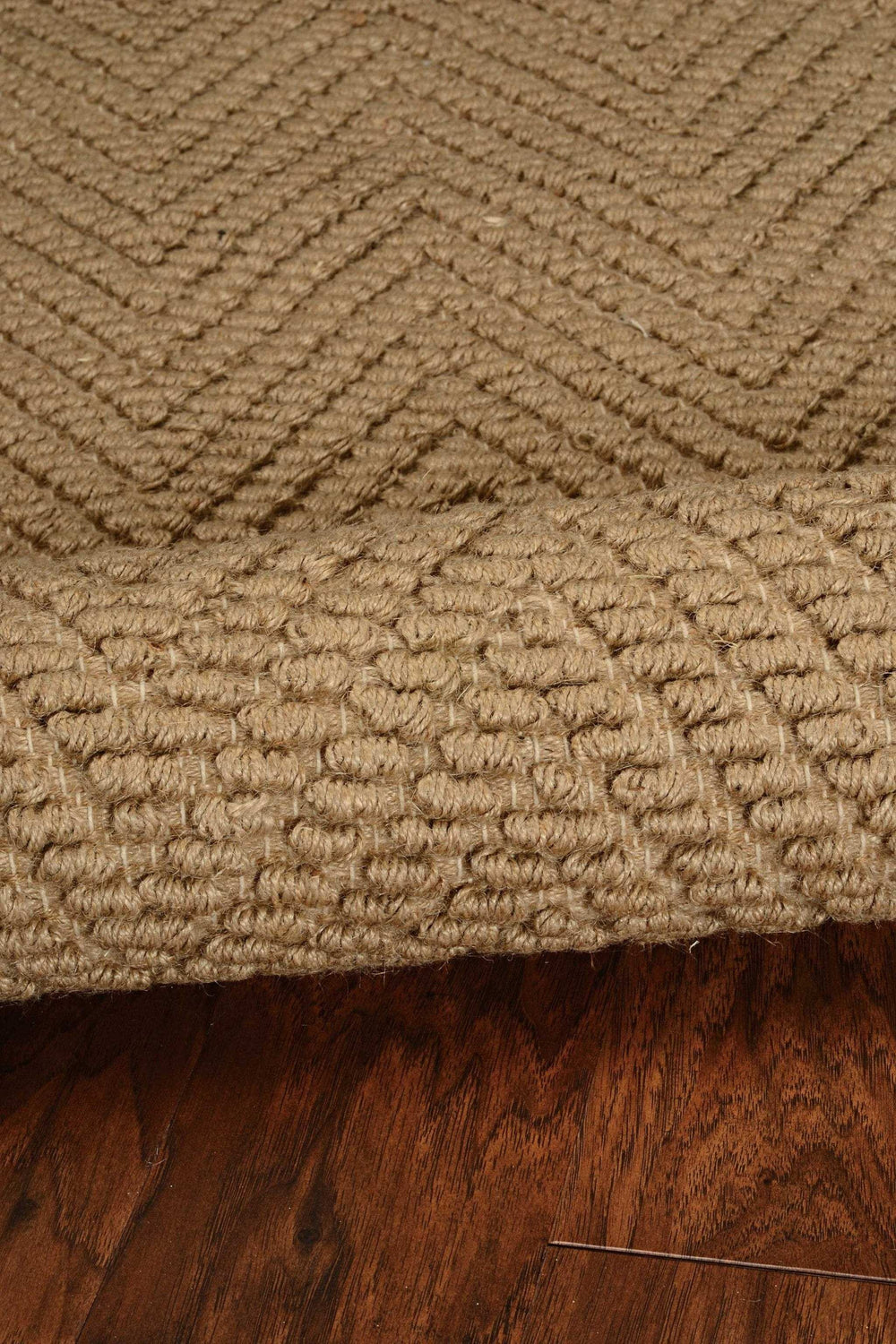 2' X 4' Natural Chevron Hand Woven Area Rug - Homeroots - Flyclothing LLC