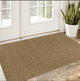 2' X 4' Natural Chevron Hand Woven Area Rug - Homeroots