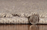 2' X 4' Gray Chevron Hand Woven Area Rug - Homeroots