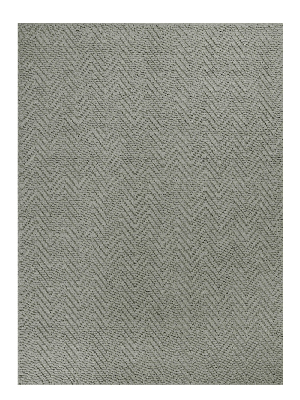 2' X 4' Gray Chevron Hand Woven Area Rug - Homeroots