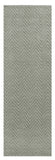 7' Gray Handmade Runner Rug - Homeroots