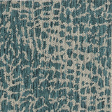 3' X 4' Teal Blue Abstract Indoor Outdoor Area Rug - Homeroots - Flyclothing LLC