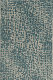 3' X 4' Teal Blue Abstract Indoor Outdoor Area Rug - Homeroots